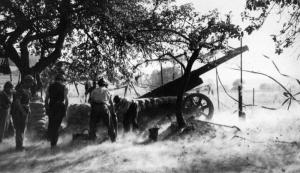 10.Mai 1940, Raum Colmar: Franzsische Artillerie