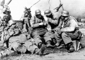 Rast whrend der Kmpfe um Charkow